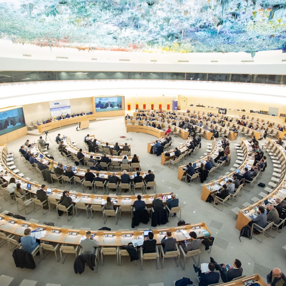 The International Association for the Defence of Religious Liberty (AIDLR), Second Global Summit - Religion Peace and Security:Building bridges, fostering inclusivity and countering hate speech to enhance the protection of religious minorities, refugees and migrants. Palais des Nations, Geneva - 29 April 2019. UN Photo / Elma Okic